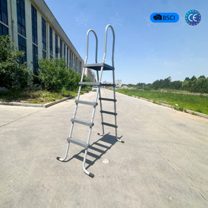 Échelle <span class=keywords><strong>d</strong></span>'entrée de <span class=keywords><strong>piscine</strong></span> à 4 marches, fabrication directe <span class=keywords><strong>d</strong></span>'usine, cadre en acier résistant à la corrosion pour <span class=keywords><strong>piscine</strong></span> gonflable hors sol - Product Image 3