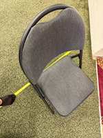 Chaise de salle à manger moderne en métal avec fonction pliante pour salon, hôtel, école et atelier - Marque OCEAN