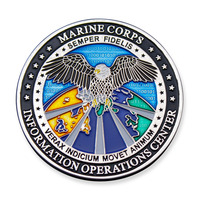 Moneda de Réplica Personalizada con Doble Baño de Oro y Plata, Logotipo de Águila Americana en Relieve
