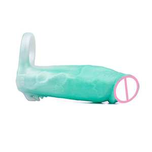   Funda para Pene con Nudo de Lobo Grande, Anillo Hueco para Dildo, Funda de Fantasía, Extensor de Pene de Silicona, Juguetes Sexuales para Hombres - Product Image 5