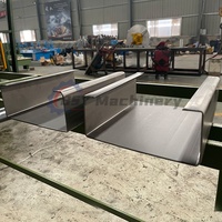Máquina Automática de Perfiles C de Acero de Alta Velocidad, Máquina de Perfilado en Frío con Punzonado Hidráulico PLC de Alta Precisión