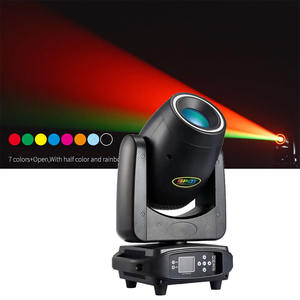 Projecteur de scène à tête mobile 3-en-1 à large plage de tension, effet anneau et arc-en-ciel, contrôle DMX pour événements, discothèques, mariages, fêtes et bars - Product Image 2