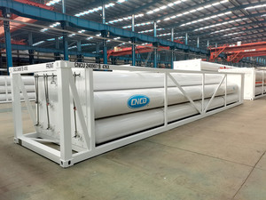 9 tubi CNG tubo contenitore da 40ft Skid cilindro CNG tubo Skid contenitore serbatoio rimorchio - Product Image 2