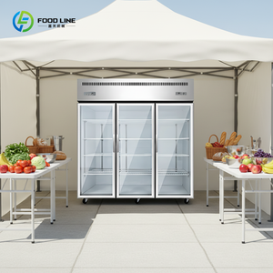 Enfriador de Bebidas Comercial Sin Escarcha, Gabinete Refrigerado Industrial de Bajo Consumo con Control de Doble Temperatura para Bebidas - Product Image 2