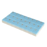 Professionnel bleu peint à la main automatique mélange mélamine Mahjong Table divertissement américain Mahjong jeu ensemble