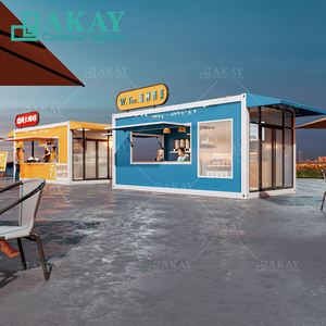 A basso costo veloce installazione pieghevole <span class=keywords><strong>casa</strong></span> contenitore 20ft chiosco caffè Bar <span class=keywords><strong>casa</strong></span> prefabbricata piccolo contenitore negozio negozio - Product Image 5