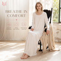 Robe de pyjama pour femme élégante à col en V, dentelle florale contrastante, avec nœud central mignon et volants, livraison rapide OEM personnalisée