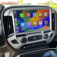 Autoradio Android avec lecteur vidéo, GPS intégré, écran tactile OLED 12,3'', DSP, caméra de recul pour Chevy Silverado 1500 2018 et GMC Sierra 2014-2020