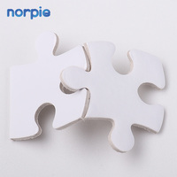 Casse-tête en carton A5 80pcs en papier personnalisé Puzzle vierge à sublimation