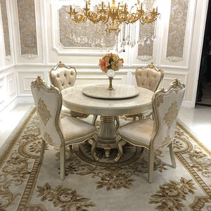 Chaises de salle à manger en bois massif français RUI SEN, chaises rembourrées sculptées de luxe européennes, <span class=keywords><strong>chaise</strong></span> de bureau et fauteuil - Product Image 4