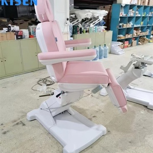 Sillón de Belleza para Salón Kisen, Silla Eléctrica Rosa para Tratamientos Faciales, Nuevo Diseño, Silla para Extensiones de Pestañas, Silla para Centro de Belleza, Precio Económico - Product Image 6