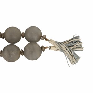 Ghirlanda di perline in vetro testurizzato con accenti metallici per decorazioni domestiche e bagno, ornamento moderno da appendere per ufficio, soggiorno - Product Image 5