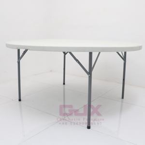 Vente en gros d'usine, camping, repas en plein air, <span class=keywords><strong>chaises</strong></span> et tables pliantes en plastique de 6 <span class=keywords><strong>pieds</strong></span> pour les événements, banquet, mariage, gâteau - Product Image 4