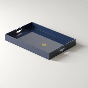 Bandeja Rectangular de Laca Hecha a Mano, Ecológica, con Logotipo Personalizado, para Servir Desayuno, Comida y Bebidas, Vietnam - Product Image 2