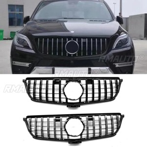 Bandes décoratives pour calandre de voiture, kit carrosserie de calandre de course, calandre avant pour Mercedes Benz ML W166 2013-2015, pièce extérieure - Product Image 1