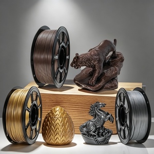 Filamento PETG con Efecto Metálico Zorvant, 1.75mm, 1kg, Acabado Brillante en Oro/Plata/Cobre, para Modelos Decorativos, Prototipos de Joyería, 220C - Product Image 3