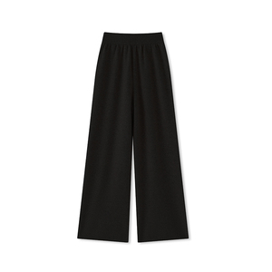 Pantalon en laine pour femme, automne, écologique, ample, taille élastique, léger, respirant, haut de gamme, élégant, doux, respectueux de la peau - Product Image 2