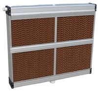 BANGYUAN Panneau de refroidissement par évaporation mural, rideau humide, cadre en alliage d'aluminium, acier inoxydable pour serres agricoles, refroidissement par eau