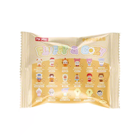 Labubu Original de Navidad POP MART POP BEAN Serie Fluffy Cozy, Bolsa Sorpresa (1 Unidad por Paquete), Caja Sorpresa, Mini Figuras de Vinilo
