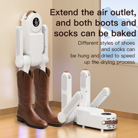 Intelligenter Timer Tragbarer Schuhtrockner Elektrischer Haushaltsheizer Schnelltrocknungsmaschine Multifunktional für Stiefel mit EU-, US- und UK-Stecker
