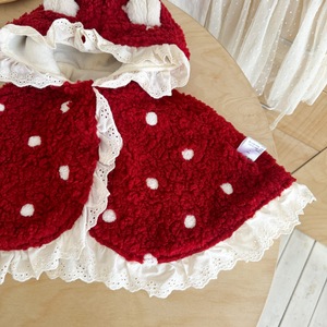 Girls Fleece Cape Winter Princess Shawl <b>Coat</b> Thickening Sleeveless Soft With Label <b>Toddler</b> Clothing - Product Image 4