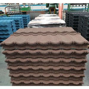 Цветная плитка с каменным покрытием, оптовая цена, водонепроницаемый кровельный материал, кровельный лист - Product Image 3