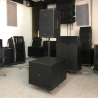 Système de sonorisation avec enceinte de scène active 2 voies ETX15P 1000W 15 pouces et caisson de basses actif RM18DS 18 pouces