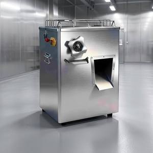 Hachoir à viande 2-en-1 avec grille en acier inoxydable, poignée latérale encastrée et pieds en caoutchouc pour hacher le bœuf, le porc, le poulet et préparer des galettes - Product Image 4