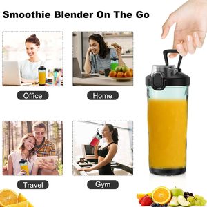 Büyük kapasiteli 16.5oz 600ml şarj edilebilir taşınabilir karıştırıcılar el blenderi Mixuer <span class=keywords><strong>Shaker</strong></span> suyu karıştırıcılar 4000mAh 150w yüzlü sıkacağı - Product Image 3