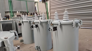 Transformador Monofásico Sumergido en Aceite en Stock 10kVA-160kVA para Distribución de Energía Residencial en Redes Rurales OEM - Product Image 4