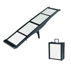 Hiện đại 4-fold nhựa PET cầu thang với Non-Slip TPR bề mặt có thể điều chỉnh hỗ trợ rods & Rắn mô hình hoa cho sử dụng ngoài trời - Product Image 1