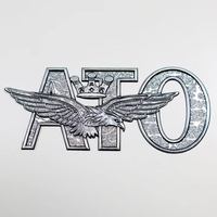 Impression par transfert thermique de logo professionnel personnalisé en 3D, matériau TPU, motifs métalliques en relief, police simple, processus d'impression de haut niveau