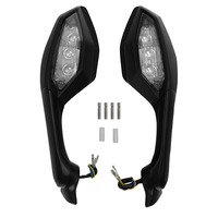 Rétroviseurs TCMT avec clignotants LED compatibles avec Yamaha YZF-R1 2015-2025 YZF-R6 2017-2022 YZF-R9 2025 Rétroviseur de moto