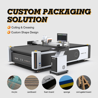 Machine de découpe numérique CNC automatisée pour boîtes en carton, échantillons d'emballages ondulés et découpe de vinyle publicitaire