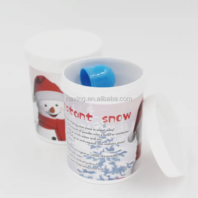 Hot Sale Magic Instant Snow Kunstschnee gefälschtes schneeweißes Pulver zur Dekoration und zum Spielen