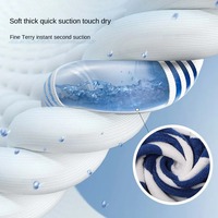 Serviette de piscine d'hôtel pur coton style adulte épaissi absorbant serviette de plage d'hôtel 5 étoiles pour la natation