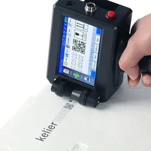 Coder maschine Charge anzahl druck maschine für kunststoff metall tasche label Farbe Barrel Druck