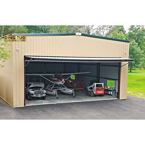 Hangar en <span class=keywords><strong>acier</strong></span> préfabriqué de haute durabilité pour avions, conception et production personnelles précieuses - Product Image 5