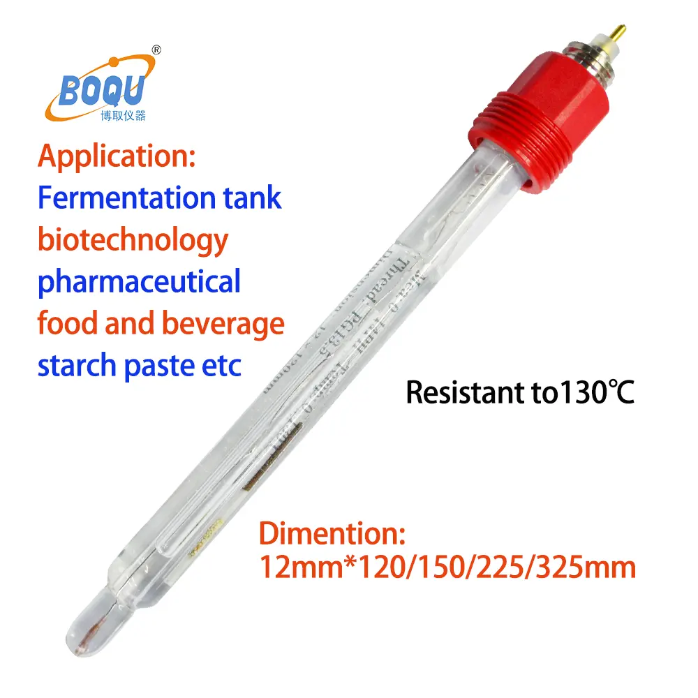 יצרן בוקו ph5806 באינטרנט טמפרטורה גבוהה חיישן חיישן אלקטרודה ph עם שמץ