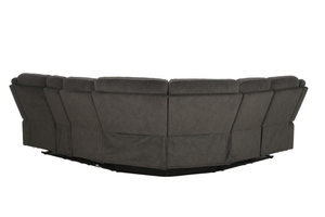 أريكة زاوية قابلة للطي يدويًا SX-81321 مع كونسول وحامل أكواب من الفولاذ المقاوم للصدأ، أريكة زاوية قماشية (مقعدين قابلين للطي يدويًا) - Product Image 6