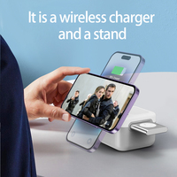 Chargeur de Smartphone Cool Consumer Tech Gadgets uniques Plate-forme de chargeur sans fil 2025 Produit le plus récent 3 en 1 Portable