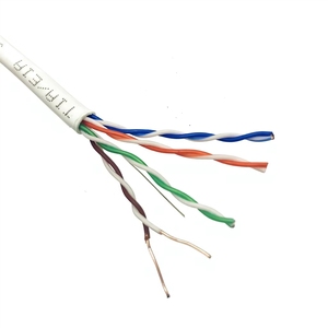 <span class=keywords><strong>สาย</strong></span>อีเธอร์เน็ต ZhongTong LAN <span class=keywords><strong>Cat5e</strong></span> UTP 23AWG แบบ Solid Conductor ยาว 305 <span class=keywords><strong>เมตร</strong></span> ได้รับการรับรองมาตรฐาน ISO9001 <span class=keywords><strong>ราคา</strong></span>ต่อเมตร - Product Image 1