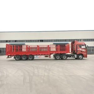 Chất lượng cao kèm theo 40ft 40-60tons hàng hóa Trailer tiện ích Cổ Phần hàng rào bán Trailer