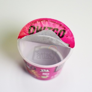 Tazza di plastica con coperchio all'ingrosso monouso Logo personalizzato per uso alimentare per <span class=keywords><strong>Yogurt</strong></span> - Product Image 1