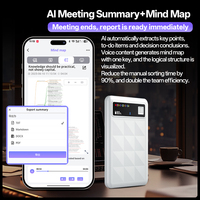 Perekam Suara Digital AI M6 64GB Perangkat Perekam Audio USB Transkripsi Rapat Ringkasan Catatan Suara
