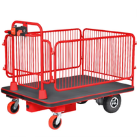 Chariot à main portable à cadre détachable à 4 roues, chariot à main, chariot à plateforme