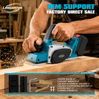 Raboteuse à bois portative LDP01, machine à raboter électrique domestique pour le jardin, raboteuse à bois électrique rechargeable 21V