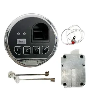 Bloqueio Motorizado Mecânico Eletrônico Inteligente Biométrico Fingerprint Keyless Access Gun Safe Lock