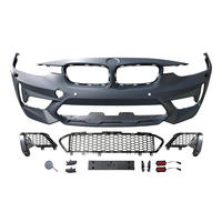 Bumper Depan Lengkap Baru dengan Klip dan Baut untuk Upgrade Seri 3 F30/F35 2013-2018, Ubah ke Gaya M3CS