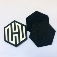 Patch tactique en caoutchouc PVC souple d'usine, logo 3D en relief, patch moral